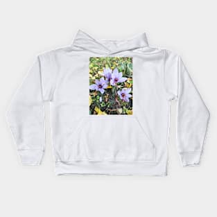 Beautiful saffron flowers Kids Hoodie